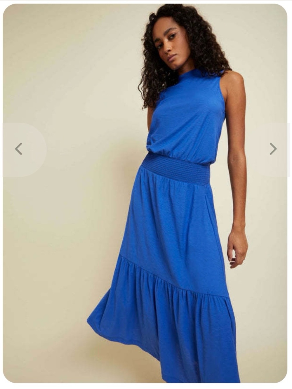 NATION LTD
BARRETT MIDI DRESS - BLUE BOTTLE